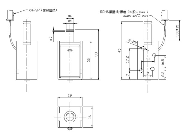 电饭煲用推拉式华体会线上平台(集团)官方网站
尺寸图