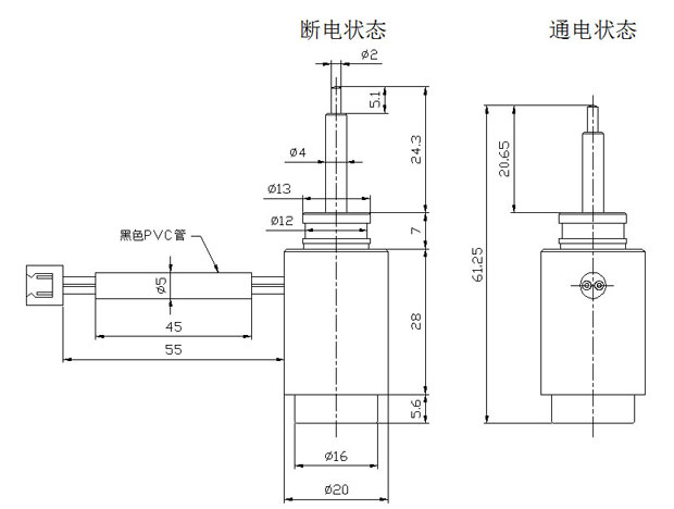 推动式圆管华体会线上平台(集团)官方网站
尺寸图